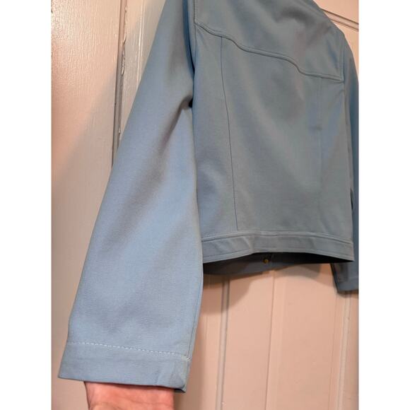 St. John Sport Blue Blazer Jacket Size P - Picture 9 of 15